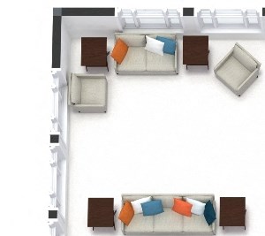 Three Bedroom Flat Floor Plan Three Bedroom Flat Floor Plan at The Lofts at Shillito Place, Cincinnati, OH, 45202